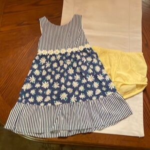 PENELOPE MACK infant girls daisy spring dress. Size 24mo.